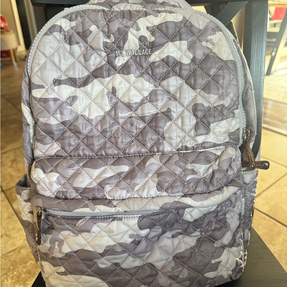 MZ Wallace Gray Camo Backpack